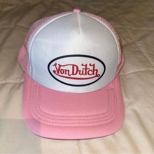 pink von dutch hat